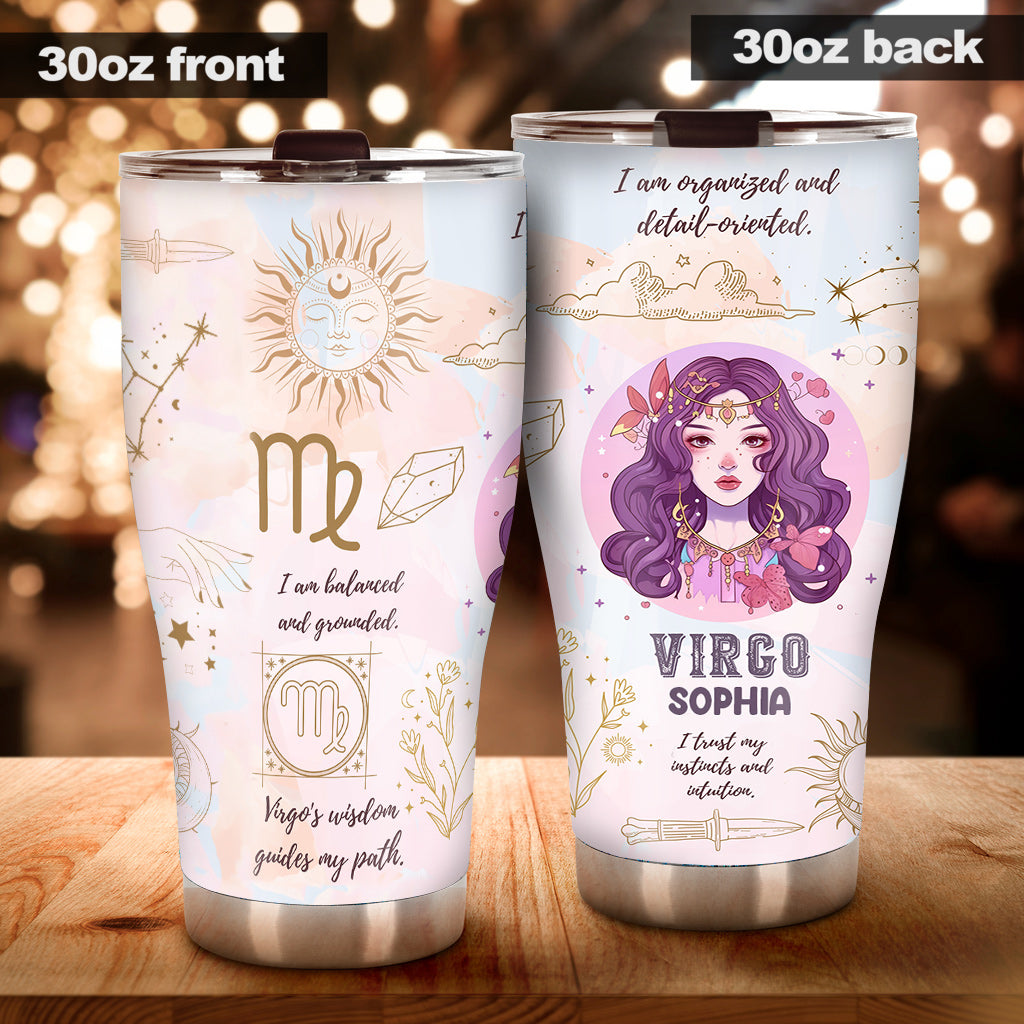 Zodiac Sign Tumbler - Personalized Tumbler