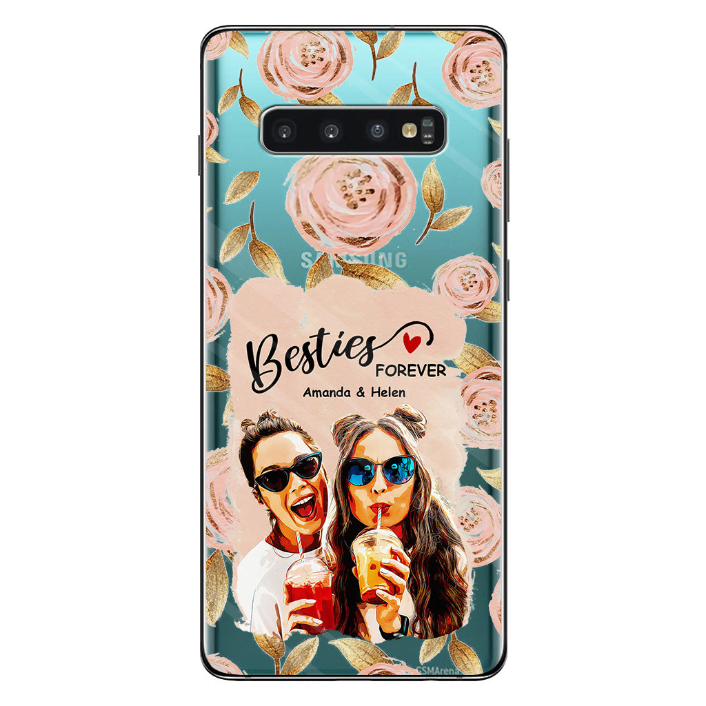 Besties Forever - Personalized Bestie Clear Phone Case
