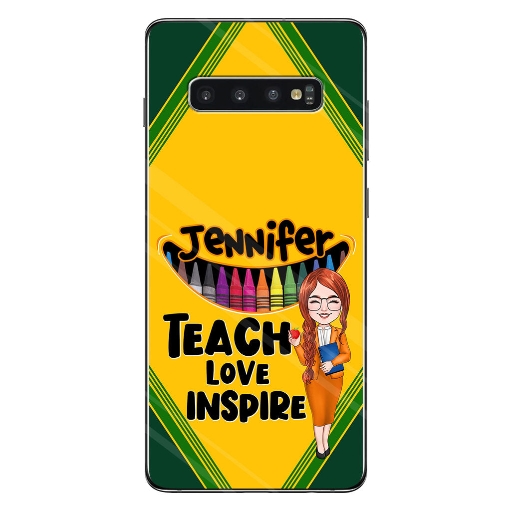 Teach Love Inspire - Personalized Teacher Phone Case