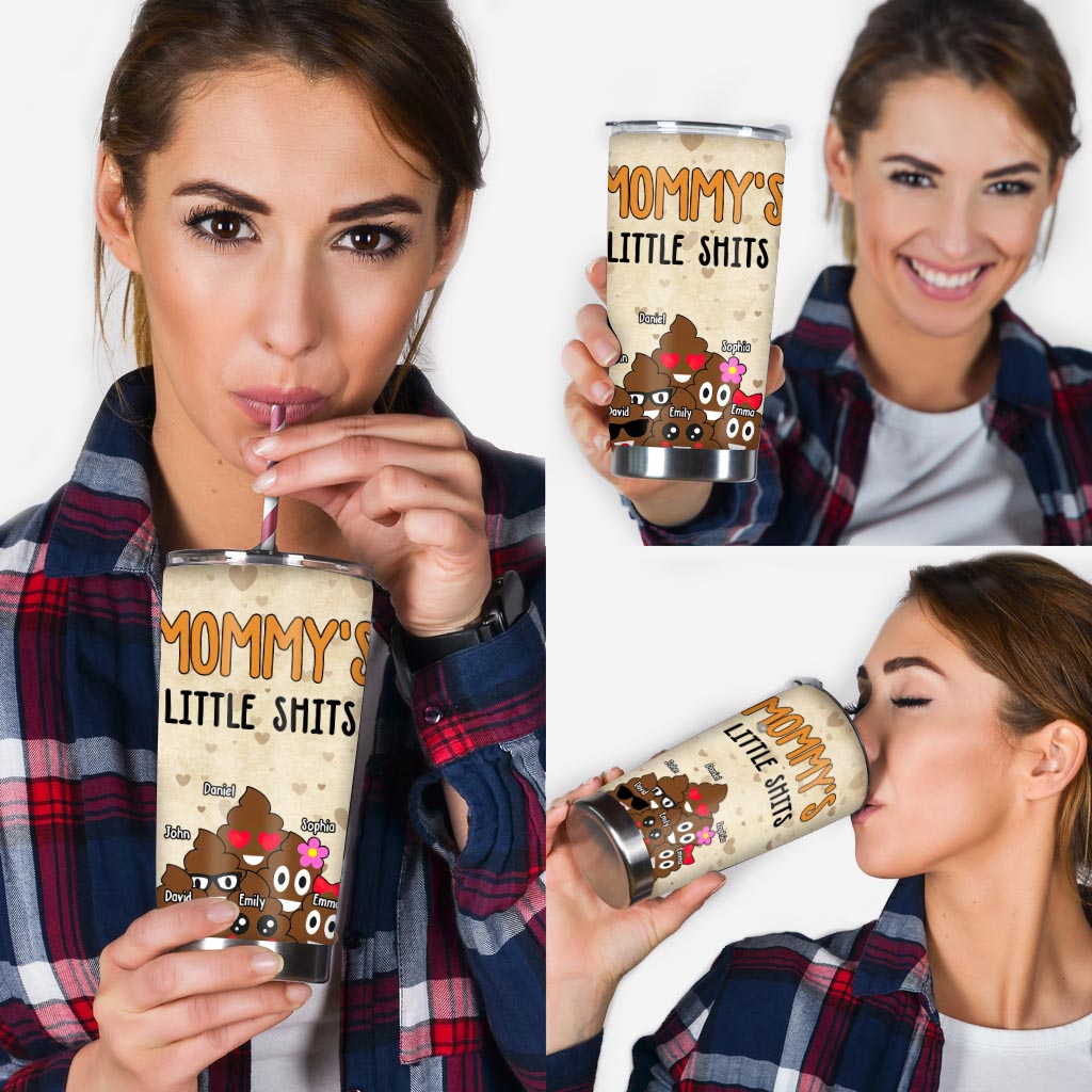 Dad's Little Cuties - Gift for dad, grandma, grandpa, mom, uncle, aunt - Personalized Tumbler