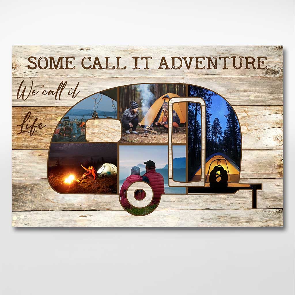 Some Call It Adventure - Personalized Camping Poster