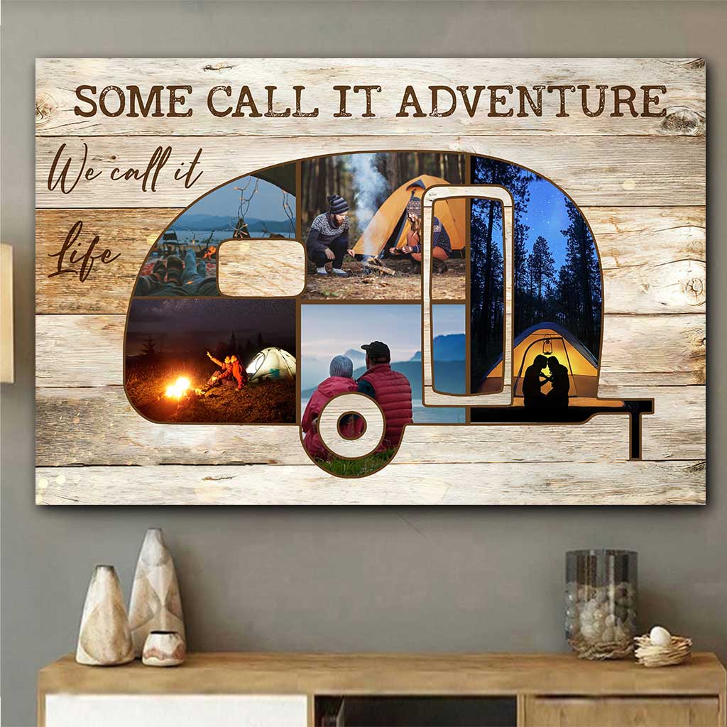 Some Call It Adventure - Personalized Camping Poster