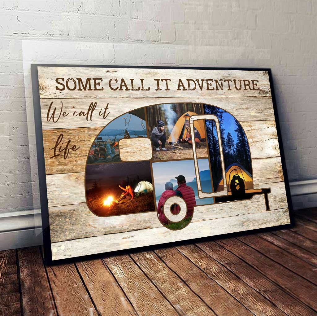 Some Call It Adventure - Personalized Camping Poster