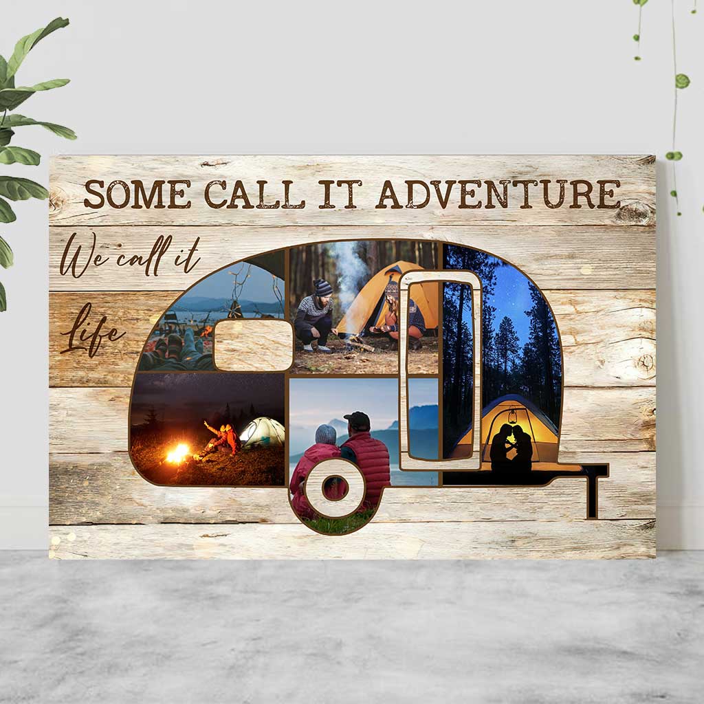 Some Call It Adventure - Personalized Camping Poster