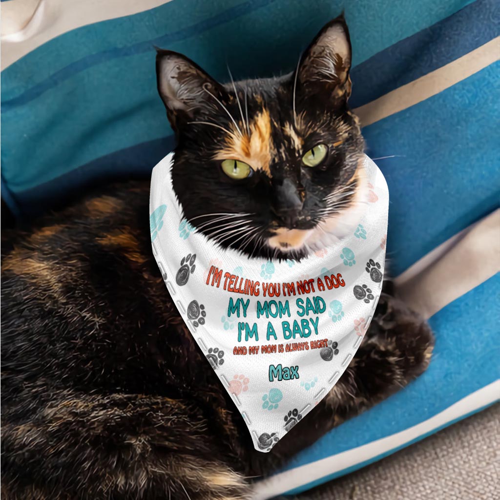 I'm Telling You - Personalized Dog Pet Bandana
