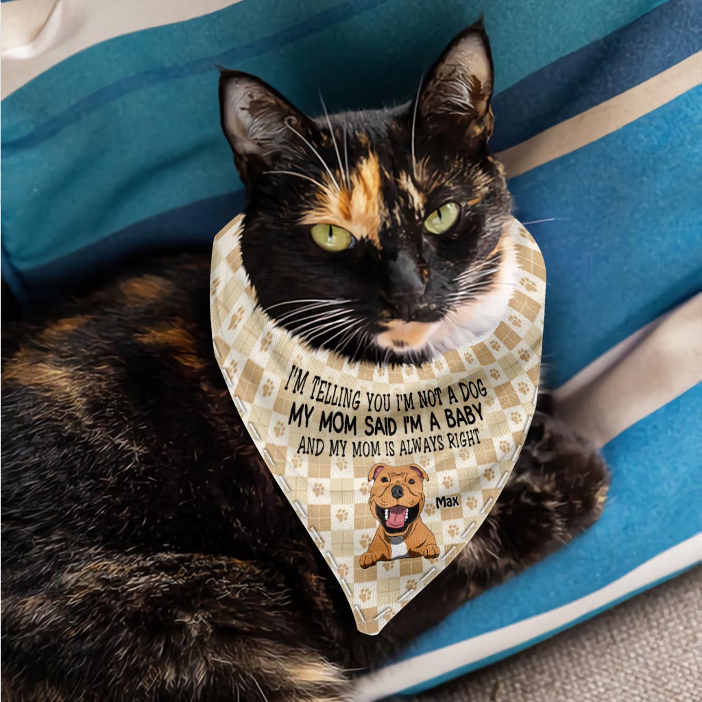 I'm Telling You - Personalized Dog Pet Bandana