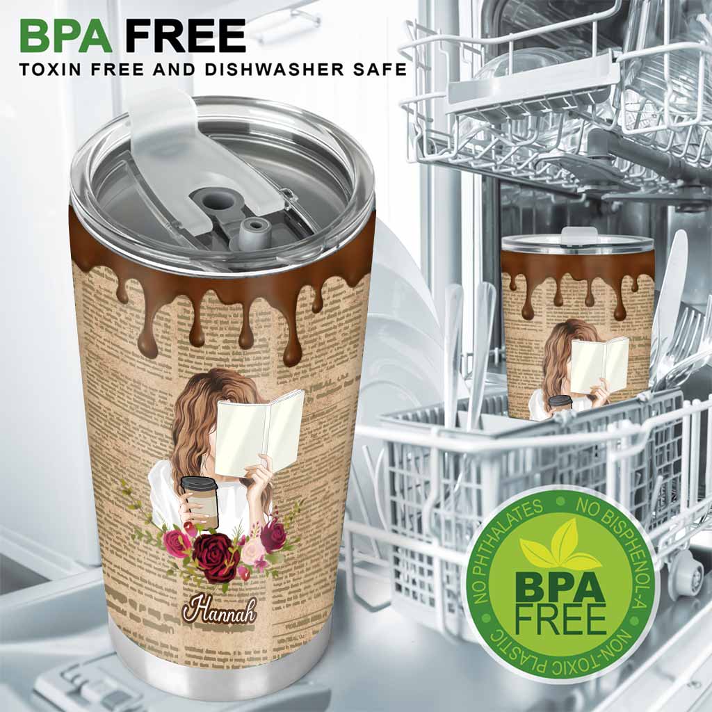 That's What I Do I Read I Drink And I Know Things - Personalized Book Tumbler