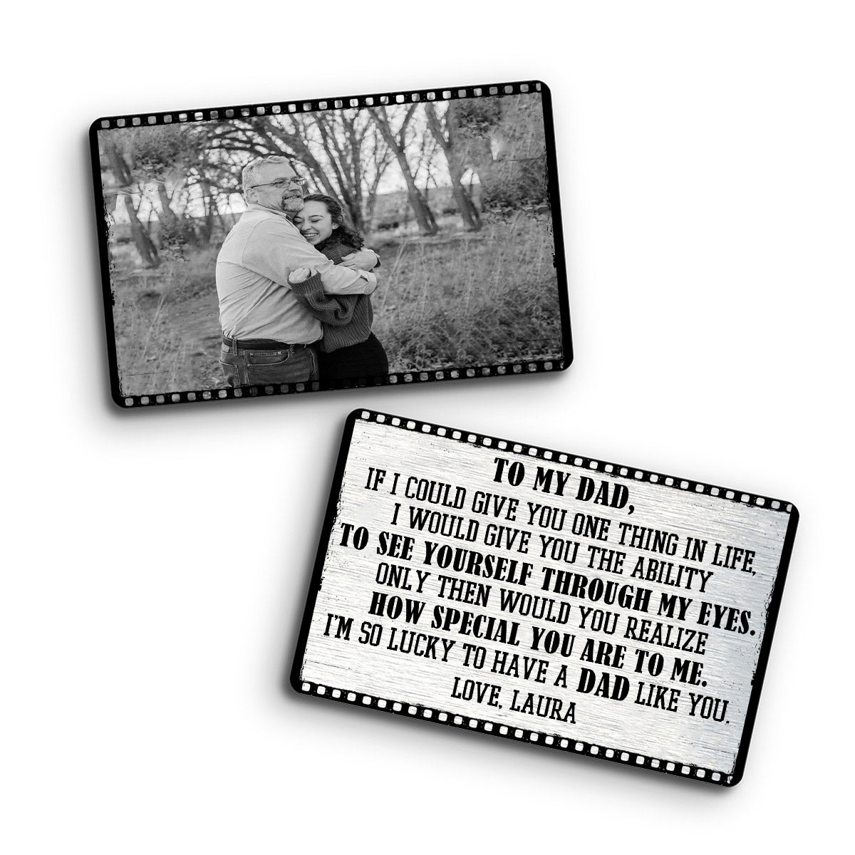 Lucky To Have A Dad Like You - Personalized Father's Day Father Wallet Insert Card