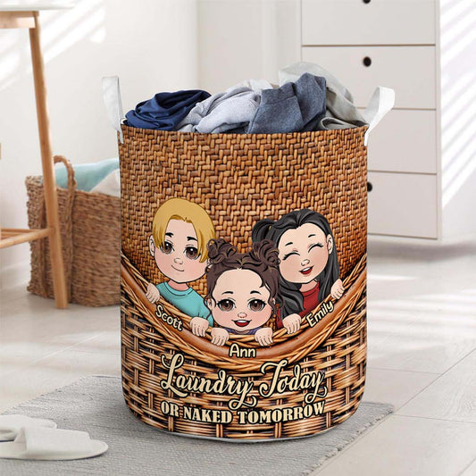 Laundry Today - Personalized Family Storage Basket