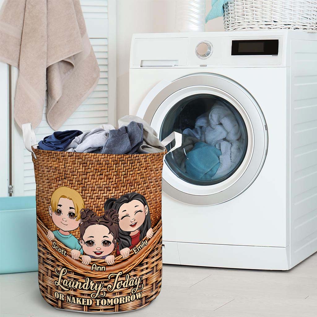 Laundry Today - Personalized Family Storage Basket