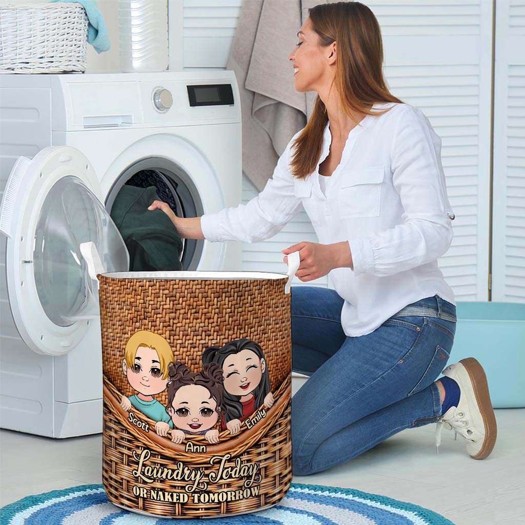 Laundry Today - Personalized Family Storage Basket