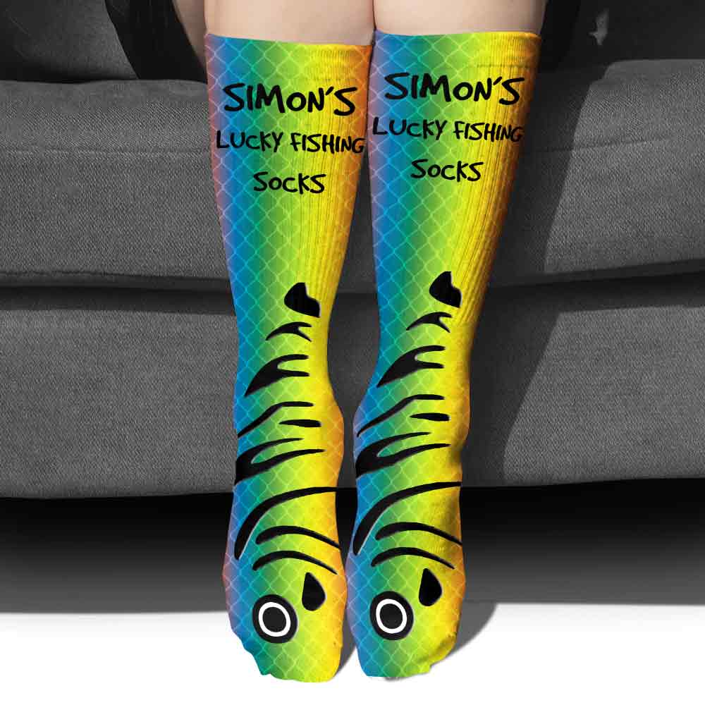 Fishing Lure - Personalized Fishing Socks