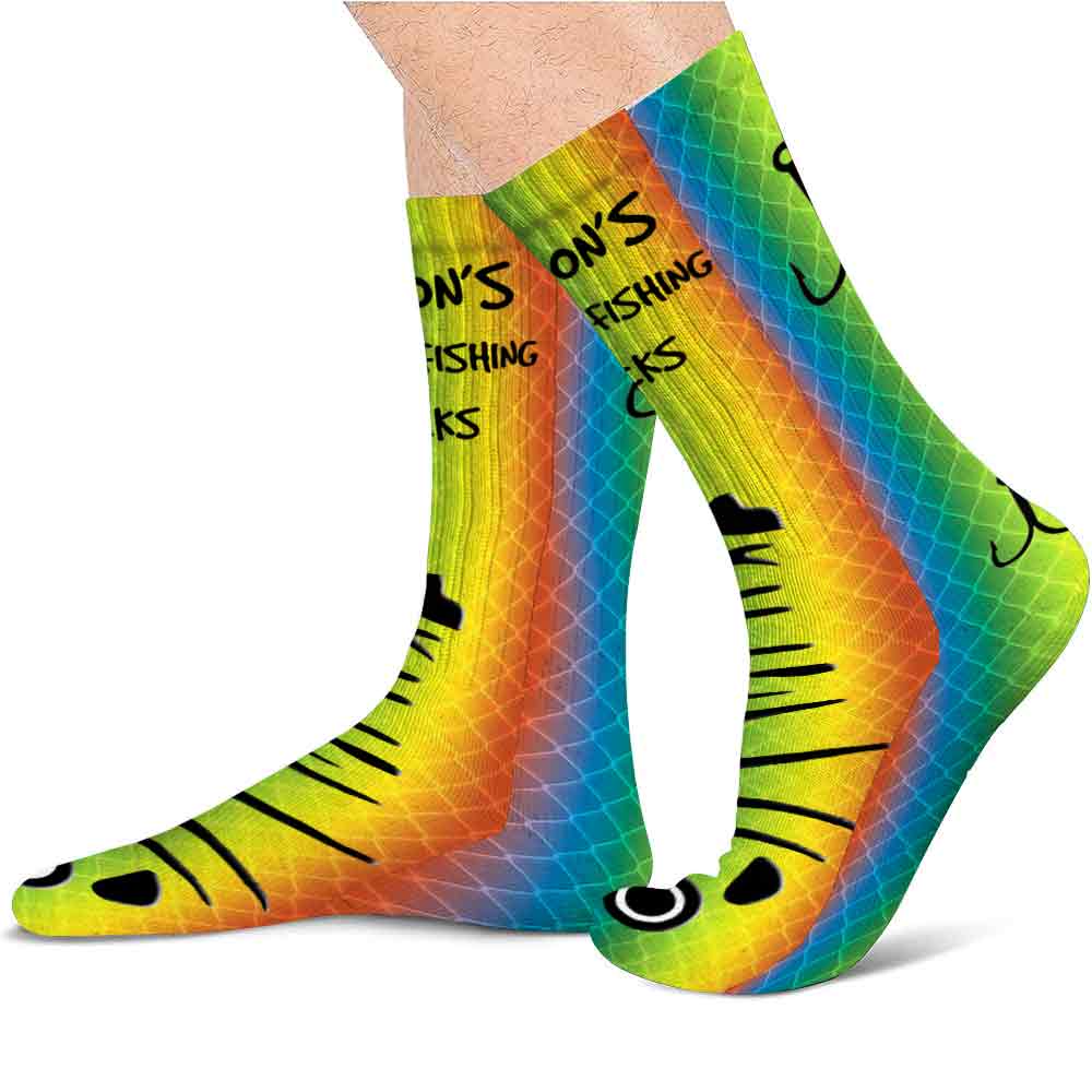 Fishing Lure - Personalized Fishing Socks