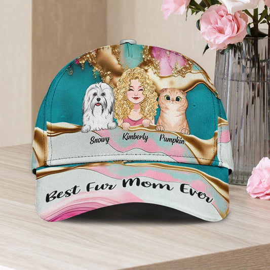 Best Fur MomDad Ever - Personalized Dog Classic Cap