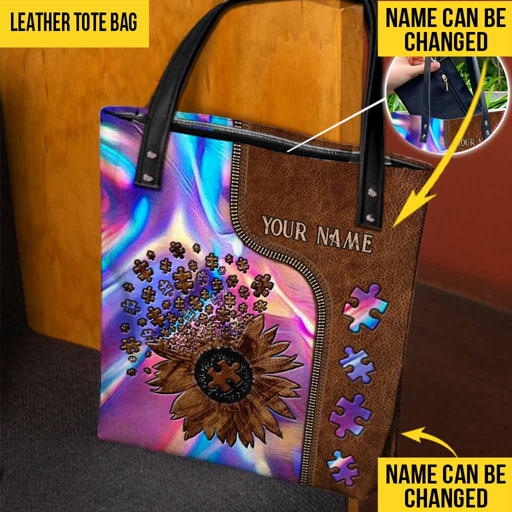 Accept Understand Love - Autism Awareness Personalized Tote Bag