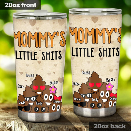 Dad's Little Cuties - Gift for dad, grandma, grandpa, mom, uncle, aunt - Personalized Tumbler