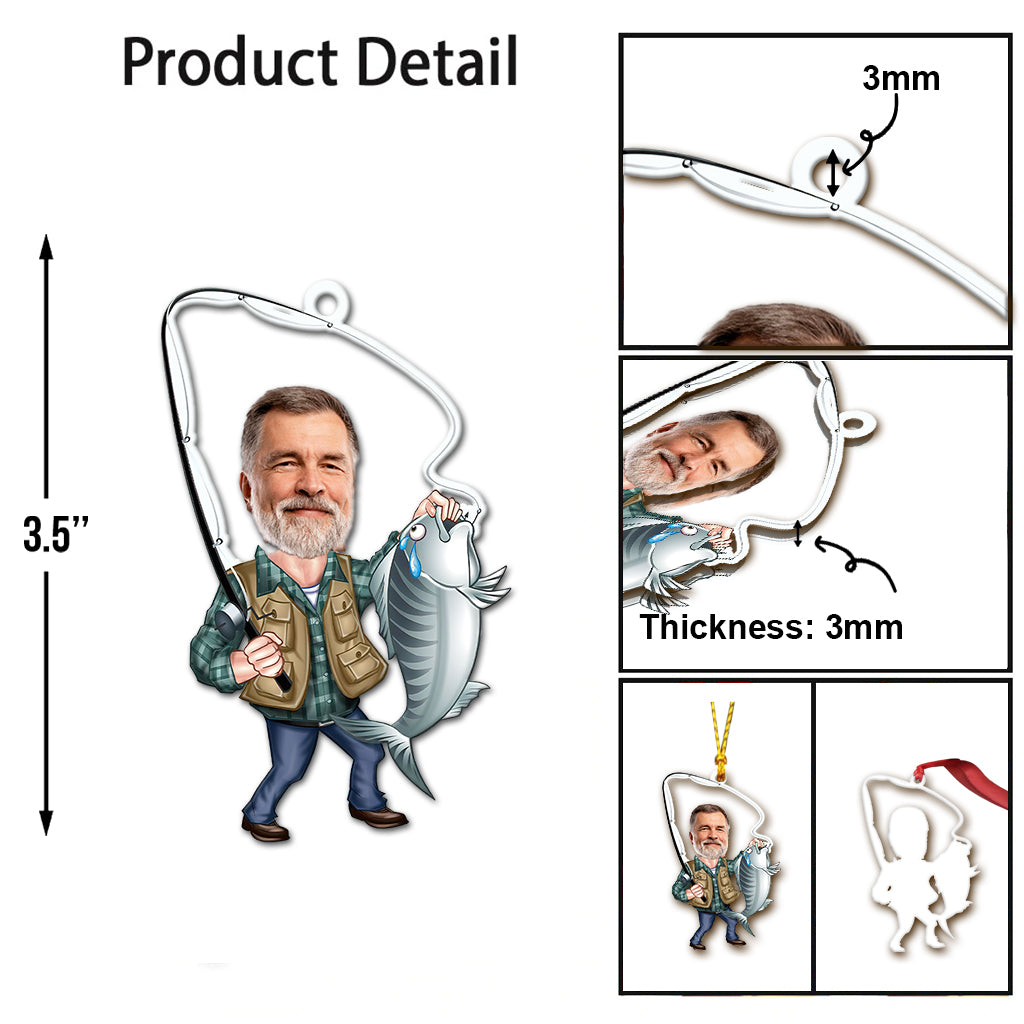 Love Fishing - Personalized Fishing Ornament