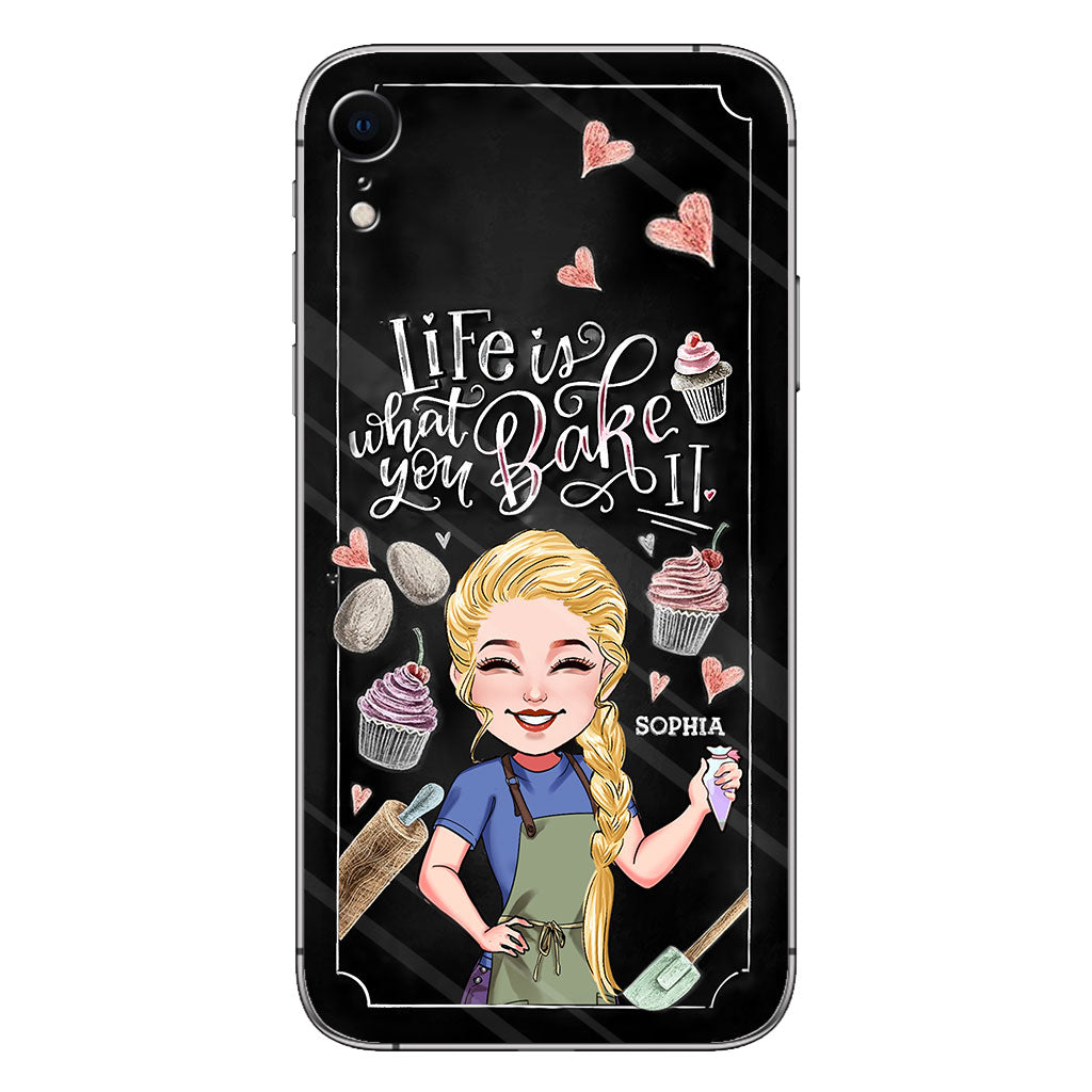Life Is What You Bake It - Personalized Baking Phone Case