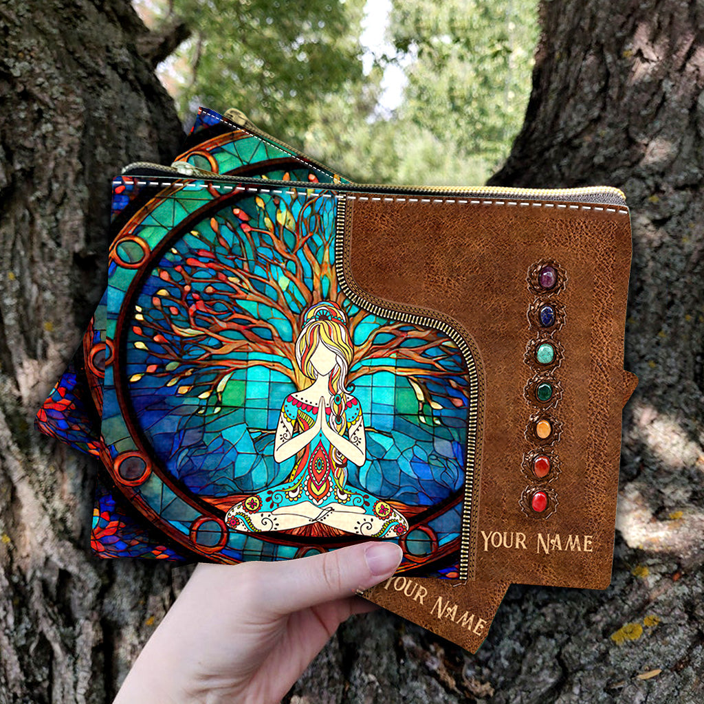 Namaste Green - Personalized Yoga Pouch