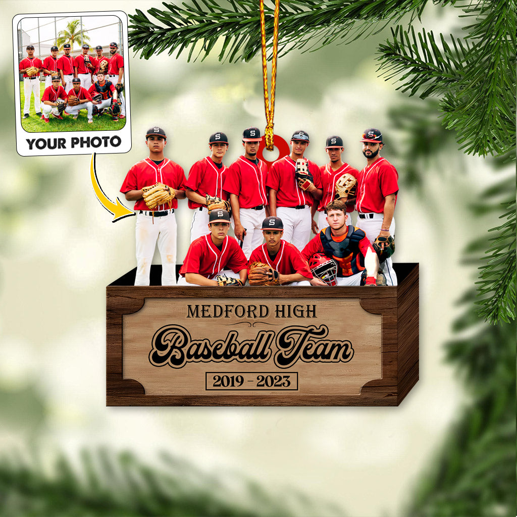 Baseball Christmas - Personalized Baseball Ornament