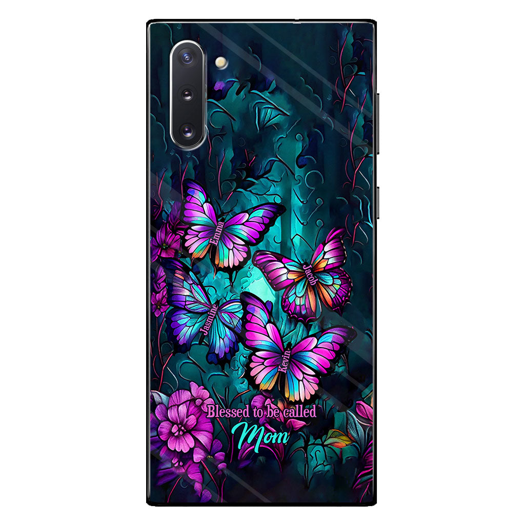 Grandma's Butterflies - Personalized Grandma Phone Case