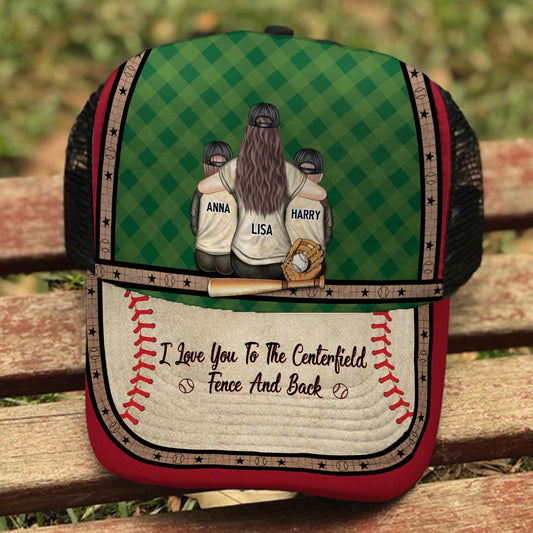 My Heart Is On That Field - Personalized Baseball Trucker Hat