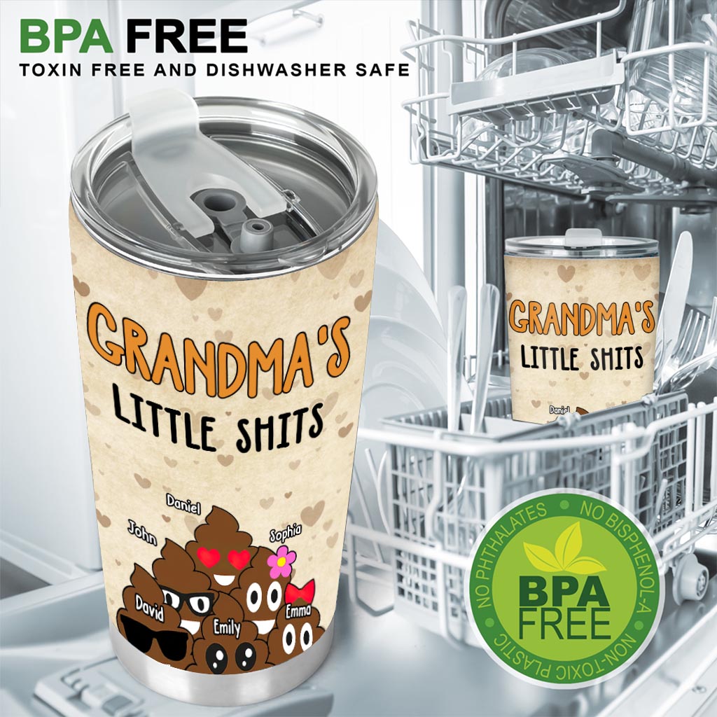 Dad's Little Cuties - Gift for dad, grandma, grandpa, mom, uncle, aunt - Personalized Tumbler