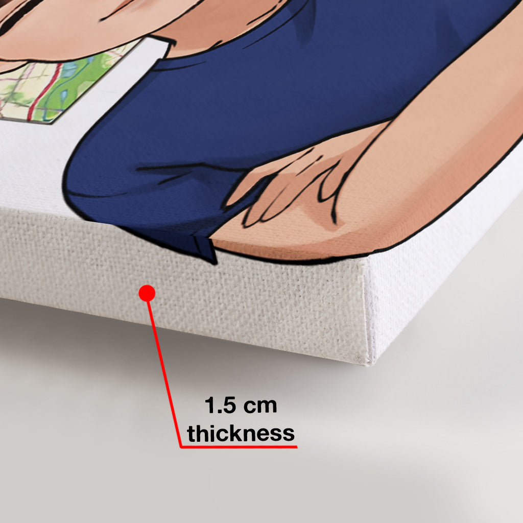 Where Are We? - Personalized Housewarming Canvas And Poster