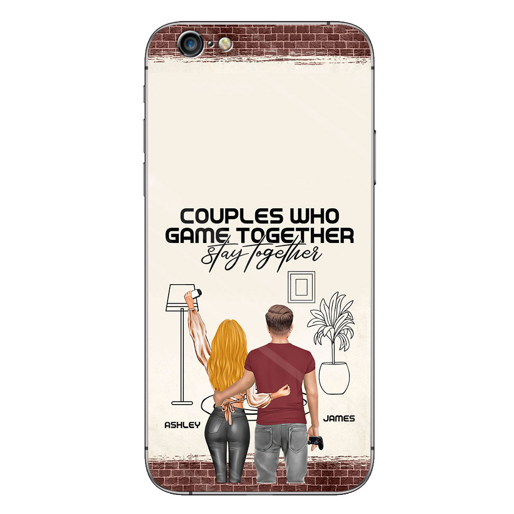 Couples Who Game Together Stay Together - Personalized Video Game Phone Case