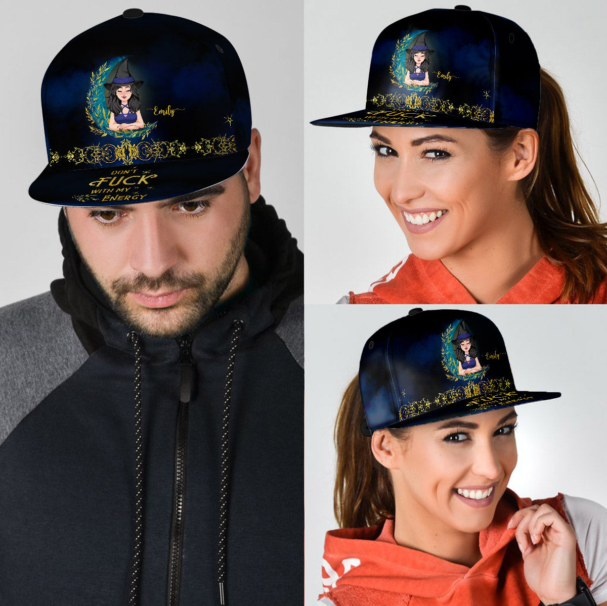 Don't F With My Energy - Personalized Witch Snapback