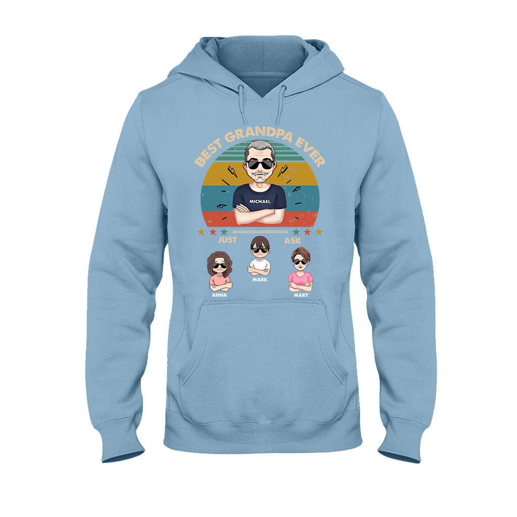 Best Dad Ever - Gift for dad, dad, mom, grandpa, grandma, grandpa - Personalized T-shirt And Hoodie