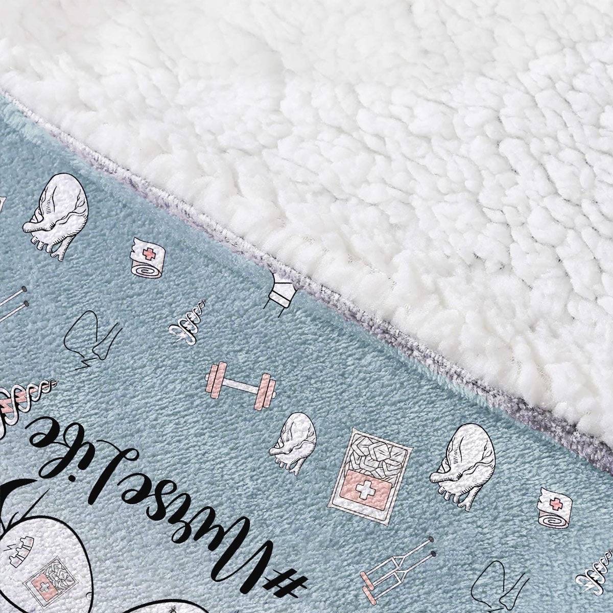 Nurse Jacket - Personalized Nurse Blanket Hoodie