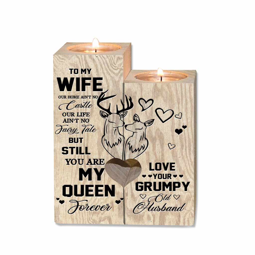 To My Wife - Hunting Candle Holder