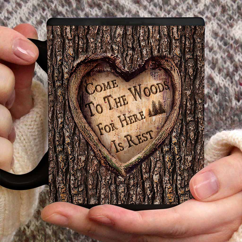 Come To The Woods For Here Is Rest - Camping Mug
