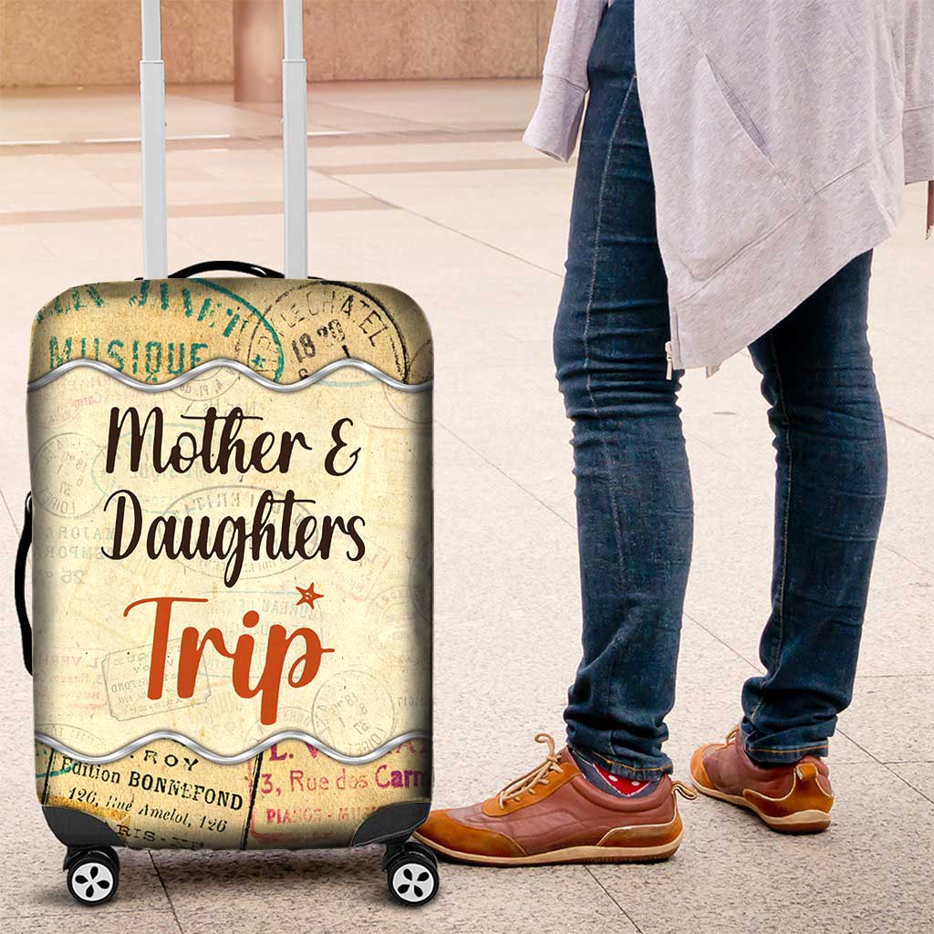 Mother Daughter Trip - Gift for mom, daughter - Personalized Luggage Cover