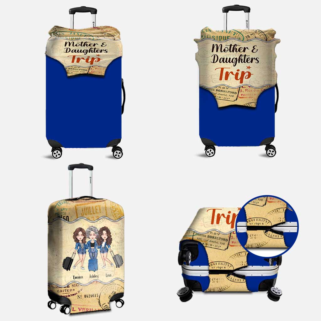 Mother Daughter Trip - Gift for mom, daughter - Personalized Luggage Cover