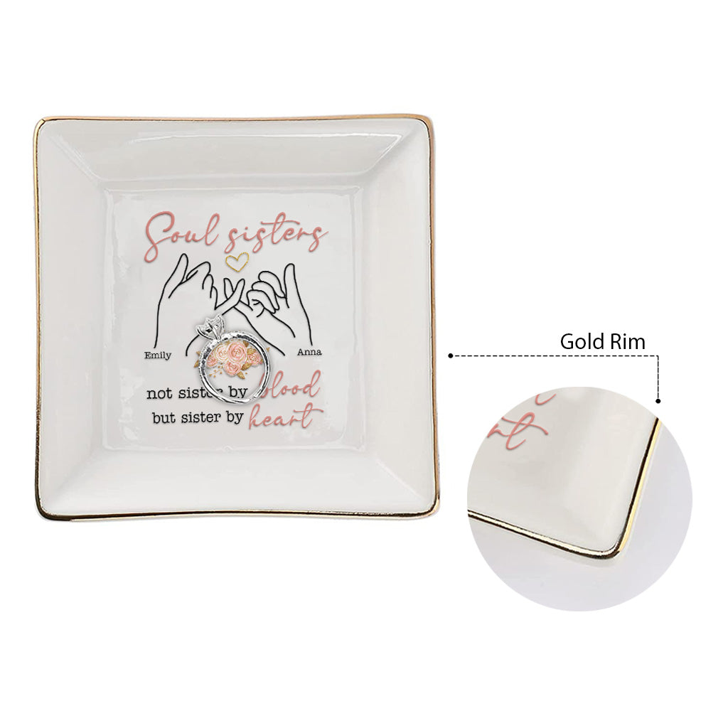 Soul Sisters Pinky Promise - Personalized Bestie Jewelry Dish