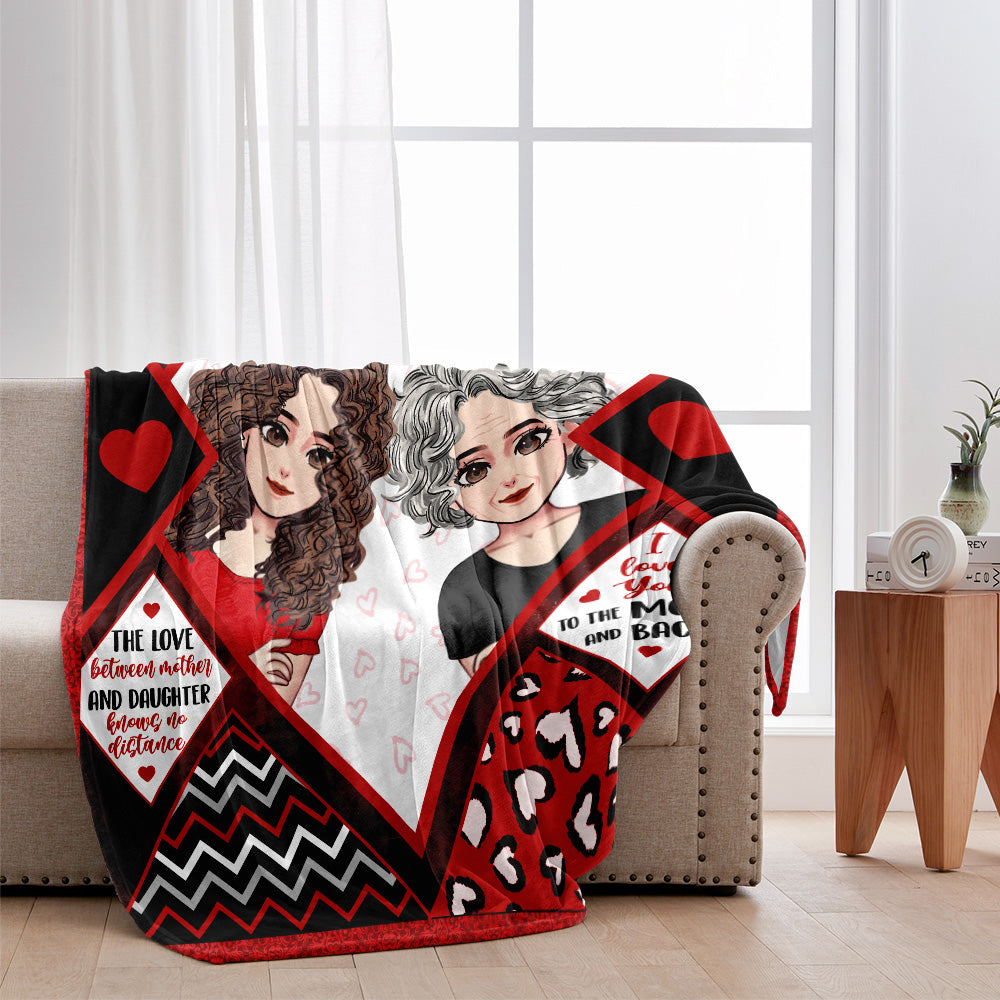 Mother And Daughter - Personalized Mother's Day Mother Blanket