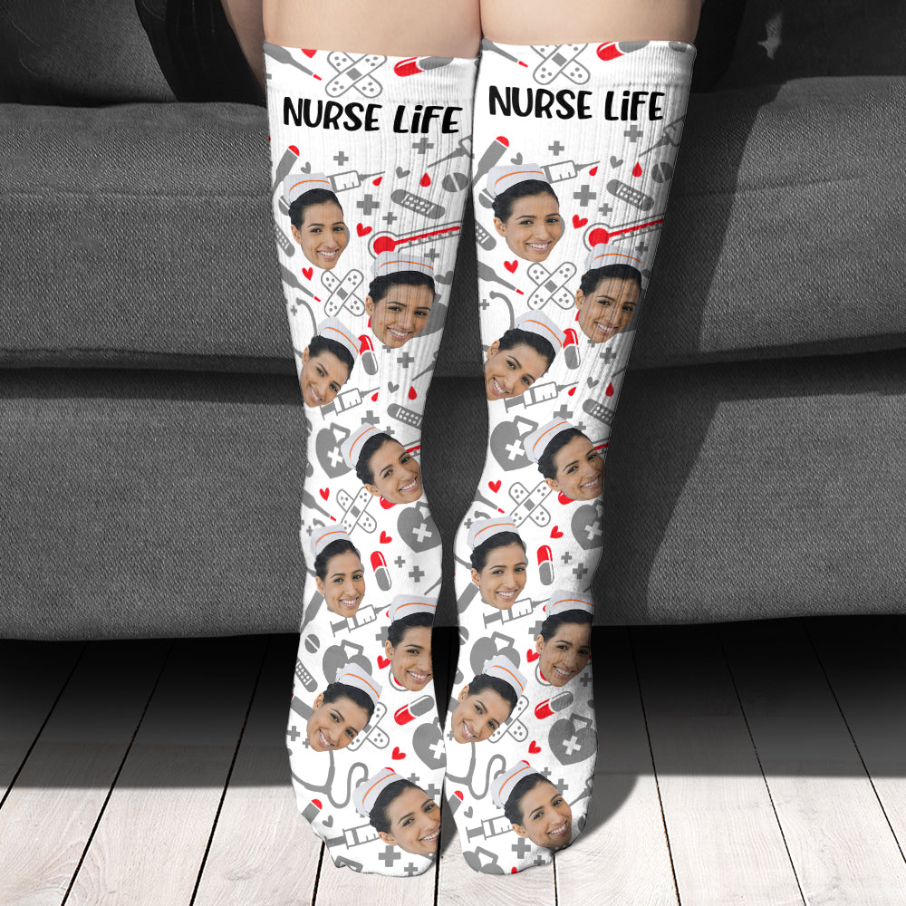 Nurse Life - Personalized Nurse Socks
