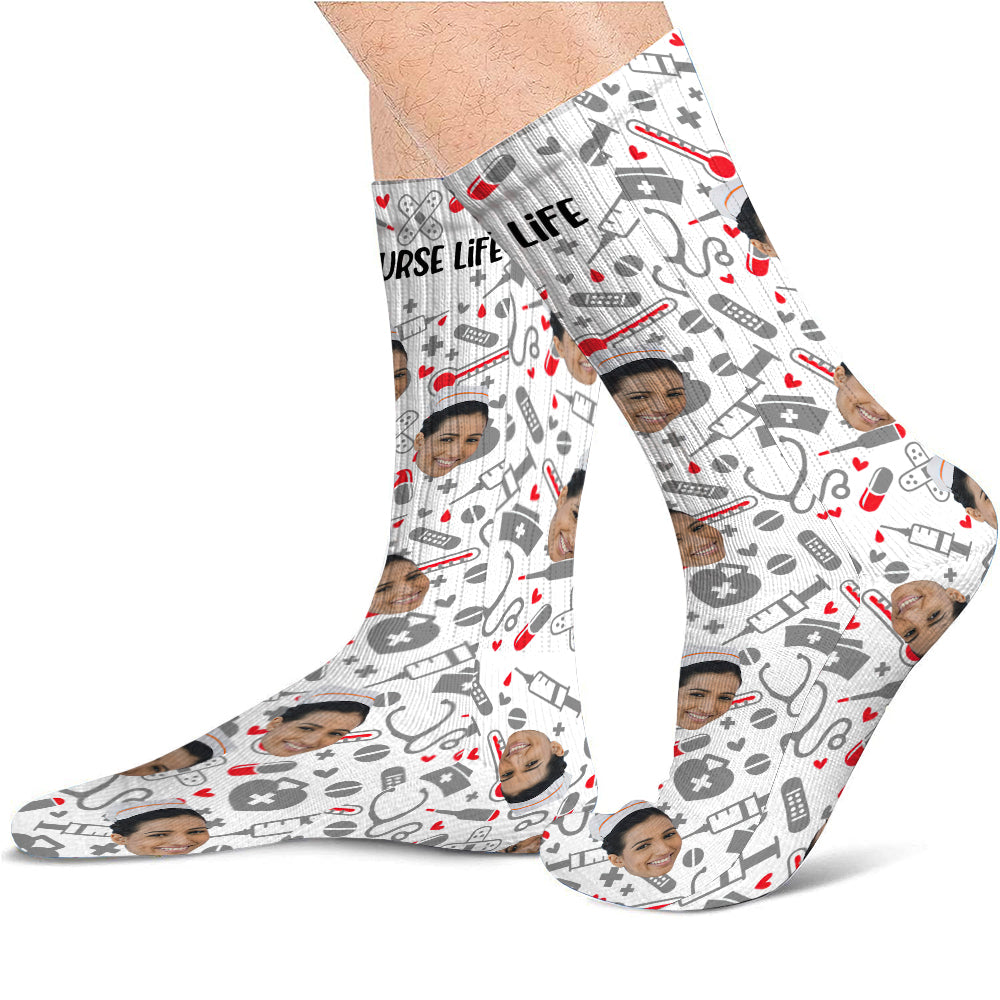 Nurse Life - Personalized Nurse Socks