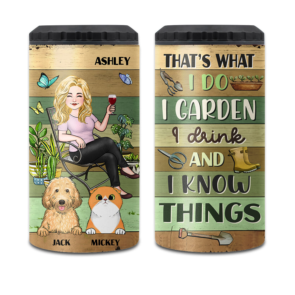 That's What I Do - Personalized Gardening Can Cooler