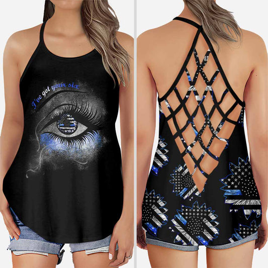 I've Got Your Six  - Police Officer Cross Tank Top