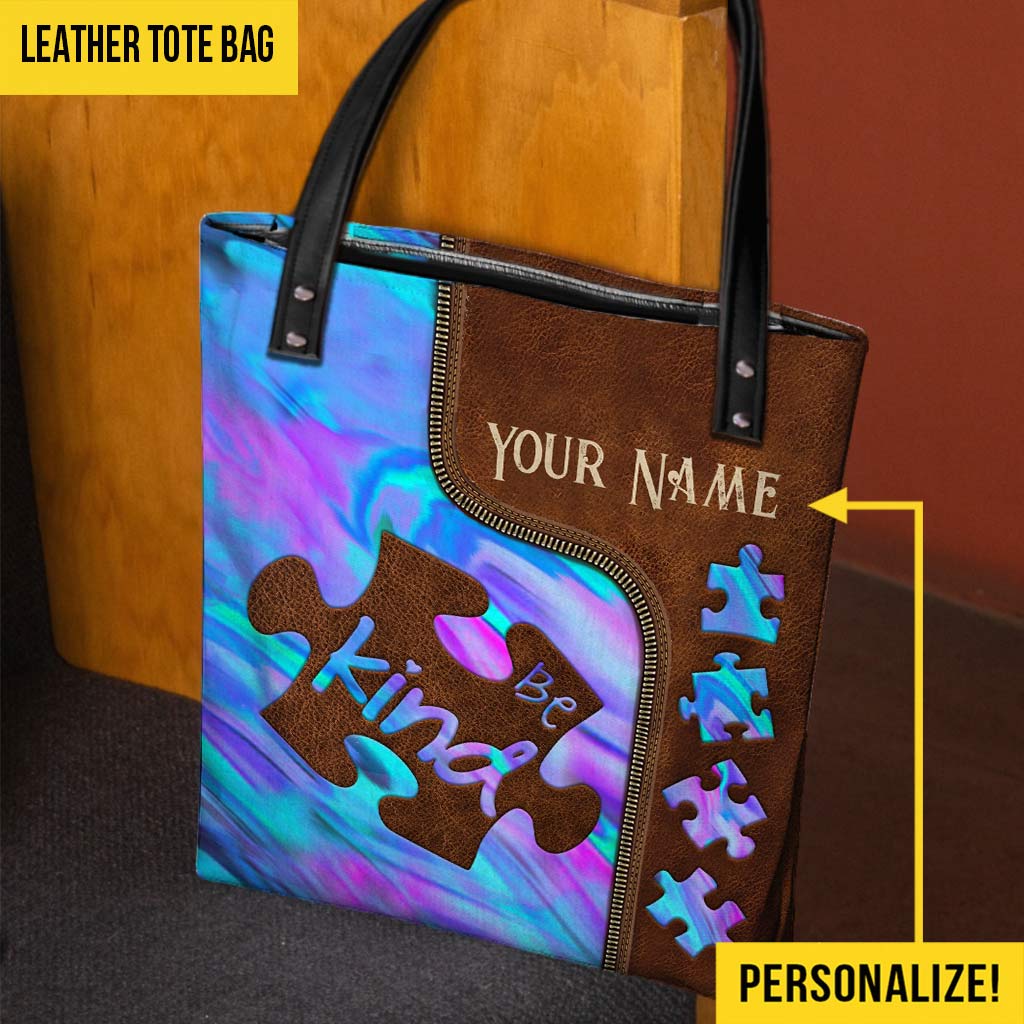 Be Kind - Autism Awareness Personalized Tote Bag
