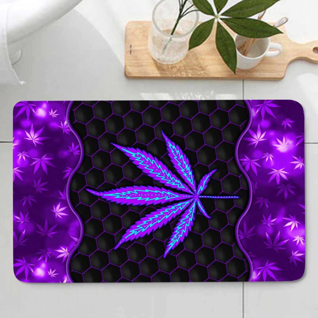 Magic Leaf - Personalized Weed Bathroom Curtain & Mats Set