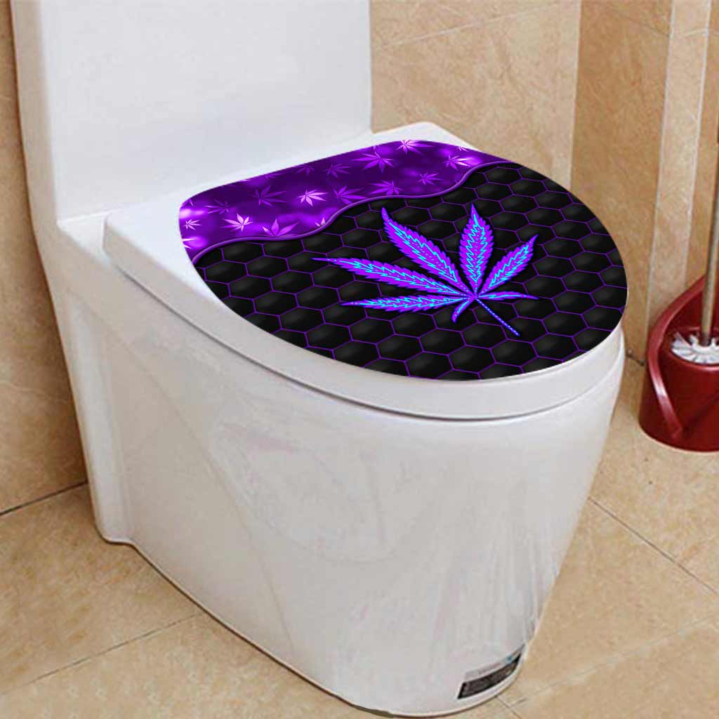 Magic Leaf - Personalized Weed Bathroom Curtain & Mats Set