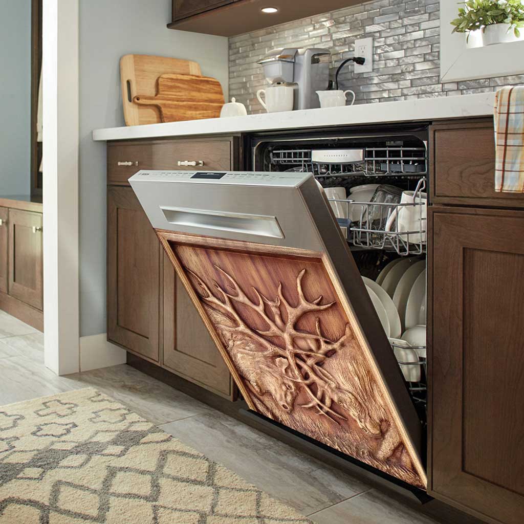Love Hunting - Dishwasher Cover With 3D Pattern Print