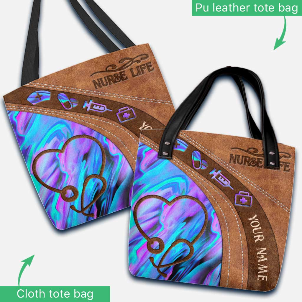 Nurse Life - Personalized Nurse Tote Bag