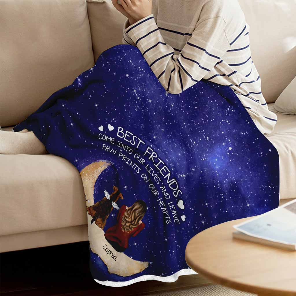 Forever In Our My Heart - Personalized Dog Blanket