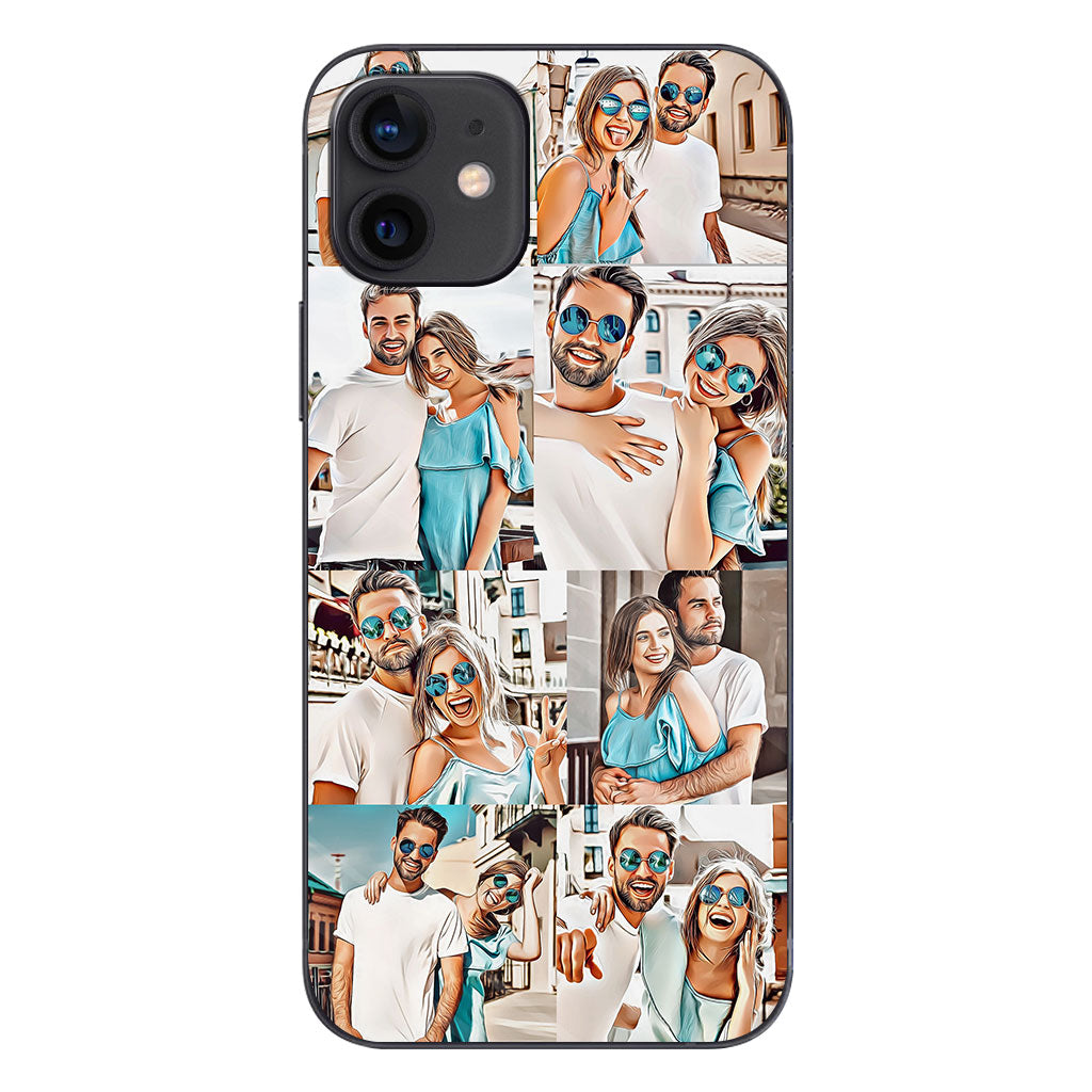 Cartoonize Photos Collage - gift for boyfriend, girlfriend, husband, wife - Personalized Phone Case