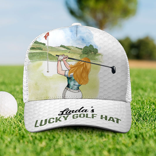 My Lucky Golf Cap - Personalized Golf Trucker Hat